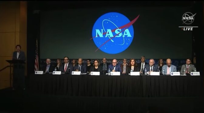 Conferência da NASA sobre UAPs